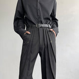 QDBAR Hand-split Deconstructed Flared Trousers