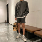 QDBAR No. 11237 Dark Gray Sweater & Shorts 2024 New