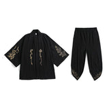 QDBAR Dragon Embroidered Hanfu Cardigan