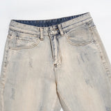 QDBAR Skinny Jeans Mens Y2k Summer Fit Vaqueros Pantalones Hombre Streetwear Fashion Vintage Slim Trousers Autumn Ripped Denim Pants