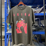 QDBAR VTG AKIRA Cyberpunk Cartoon Vintage T-Shirt Summer Cotton Loose Fashion Casual Men and Women Short Sleeve