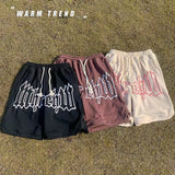 QDBAR Y2k Summer Shorts for Men Women Harajuku Trend Oversize Sports Pants Short City Boy Casual Gym Basketball Shorts Couple Shorts