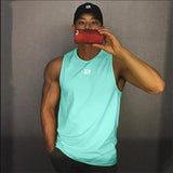 QDBAR 2024 Mens Gym Tank top Men Fitness Sleeveless Shirt Male Mesh Breathable Fitness  Sports Vest Undershirt Gyms Running Vest Men