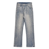 QDBAR Slim Jeans for Men Casual Streetwear Trousers Summer Fashion Y2k Style Designer Vintage Original Fit Street Blue Denim Pants