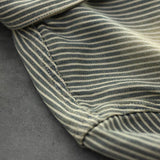 QDBAR Retro Autumn Striped Shirt