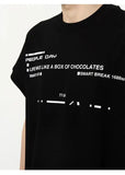QDBAR Text Printed T-shirt