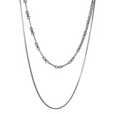 QDBAR Titanium Steel Minimalist Necklace