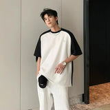 QDBAR Two-Tone Oversized T-shirt