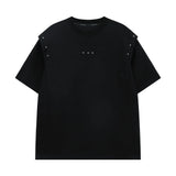 QDBAR Two-piece T-shirt with Cross Studs