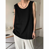 QDBAR Summer Cotton Tank Top Sleeveless T-Shirt