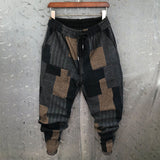 QDBAR Color Block Slim Fit Harem Pants