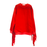 QDBAR 2024 Fall Fashion Fringed Long Sleeve Sweatshirt