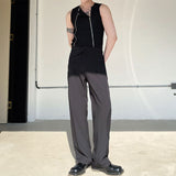 QDBAR Asymmetric Waist Loops Detail Lounge Pants