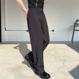 QDBAR Asymmetric Waist Loops Detail Lounge Pants