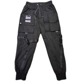 QDBAR Techwear Elastic Waist Cargo Pants