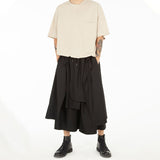 QDBAR Simple Solid Color Loose Wide Leg Pants