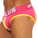 QDBAR  Brand Men Underwear open back  DOUBLE PIPING BOTTOMLESS BRIEF Cotton Men Brief Backless Buttocks cuecas  Jocks