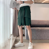 QDBAR Summer Loose Pocket Casual Shorts