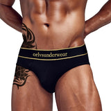 QDBAR  Brand New Man Underwear Men Briefs Back Hollow Out Men's Panties Cotton Close Fit Breathable Slip Homme OR6106