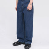 QDBAR Summer Short Sleeve Denim Jumpsuit