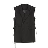 QDBAR Lace-Up Sleeveless Vest Top