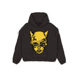 QDBAR New Streetwear Pullover Hoodie Mens Womens Clothes Harajuku Cartoon Devil Head Graphic Print Sweatshirt Goth Fashion Cotton Tops