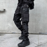 QDBAR Techwear Multi-pocket Cargo Tooling Trousers