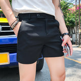 QDBAR Side Slit Beach Suit Shorts