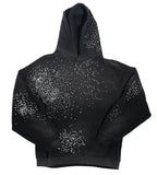 QDBAR 90s Streetwear 2024 New Retro Sequin Rhinestone Hoodies Sweatshirt Y2k Clothes Harajuku Gothic Oversized Hoodie Casual Pullover Streetwear