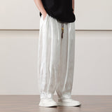 QDBAR Loose Bloomers Straight Casual Trousers