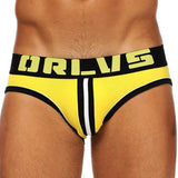 QDBAR  Brand Men Underwear open back  DOUBLE PIPING BOTTOMLESS BRIEF Cotton Men Brief Backless Buttocks cuecas  Jocks