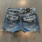 QDBAR Y2K New Jean Shorts Men Women Harajuku Sexy Slim Shorts Gothic Pockets Embroidered Denim Shorts Fashion Dark Blue Short Pants