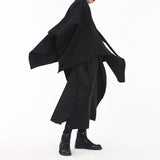 QDBAR Dark Removable Cap Loose Cloak