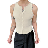 QDBAR Knitted Slim Fit Vest