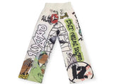 QDBAR Y2K Streetwear Sweatpants Men Women Harajuku Hip Hop Cartoon Graffiti Design Graphic Printed Trousers Gothic Casual Baggy Pants