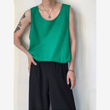 QDBAR Summer Cotton Tank Top Sleeveless T-Shirt