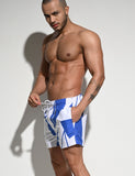 QDBAR 2024 Color Block Sport Swim Shorts B2102