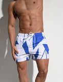 QDBAR 2024 Color Block Sport Swim Shorts B2102