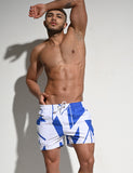 QDBAR 2024 Color Block Sport Swim Shorts B2102