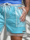 QDBAR 2024 Colorful Transparent Shorts B3111