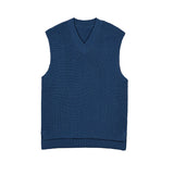 QDBAR 2024 Fall Fashion Solid V-Neck Knit Tank Top Sweater