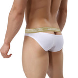 QDBAR  Brand New Man Underwear Men Briefs Back Hollow Out Men's Panties Cotton Close Fit Breathable Slip Homme OR6106