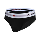 QDBAR  Low Waist Underwear Men Briefs Cotton U Convex Comfortable Underpants Breathable Cueca Tanga