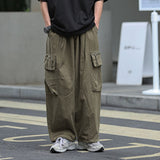 QDBAR Retro Casual Cargo Pants