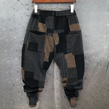 QDBAR Color Block Slim Fit Harem Pants