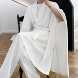 QDBAR Irregular Cloak Cape Suit Coat