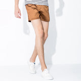 QDBAR Solid Color Casual Beach Shorts