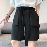 QDBAR Summer Loose Pocket Casual Shorts