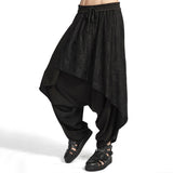 QDBAR Asymmetric Baggy Drop Crotch Pants