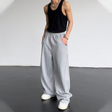 QDBAR Retro High Waist Wide Leg Sweatpants